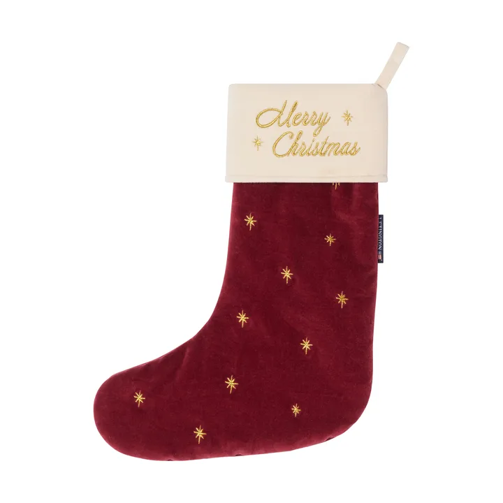 Lexington velvet calza di Natale - Red, 45 cm - Lexington