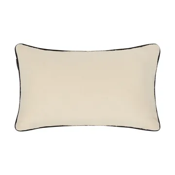 Mountains Logo cuscino decorativo in misto lana - White-navy, 50x30 cm - Lexington