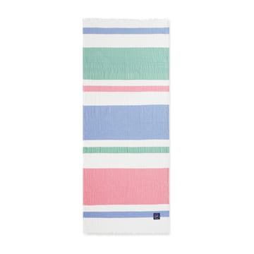 Plaid in cotone con motivo a nido d'ape Striped 130x170 cm - Multicolore - Lexington