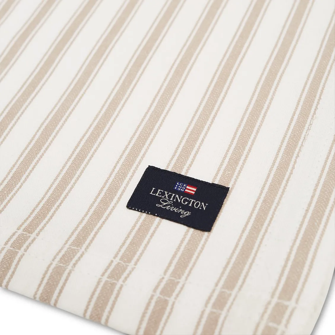Runner Icons Herringbone Striped 50x150 cm, beige-bianco Lexington