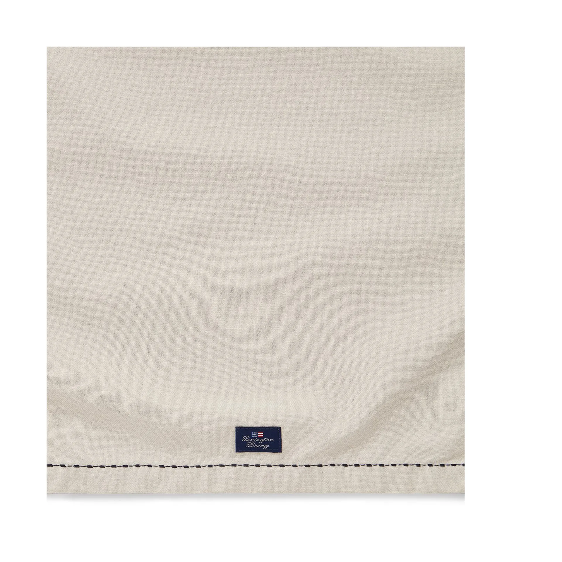 Runner Organic Cotton Oxford Stitches 50x250 cm, Beige Lexington