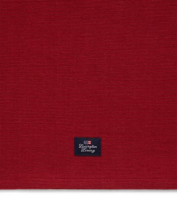 Runner Side a righe in cotone organico, 50x250 cm - Rosso, beige - Lexington