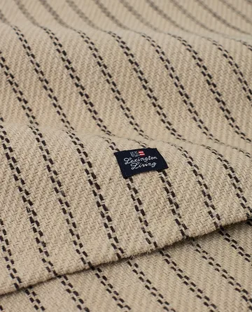 Runner Striped iuta e cotone 50x250 cm - Beige-grigio scuro - Lexington