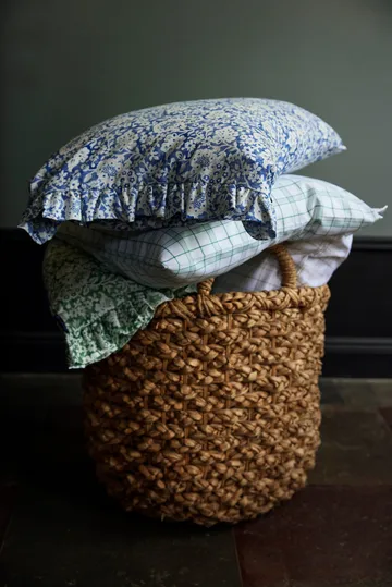 Set di biancheria da letto in cotone satinato verde Floral Printed - 50x60 cm, 150x210 cm - Lexington