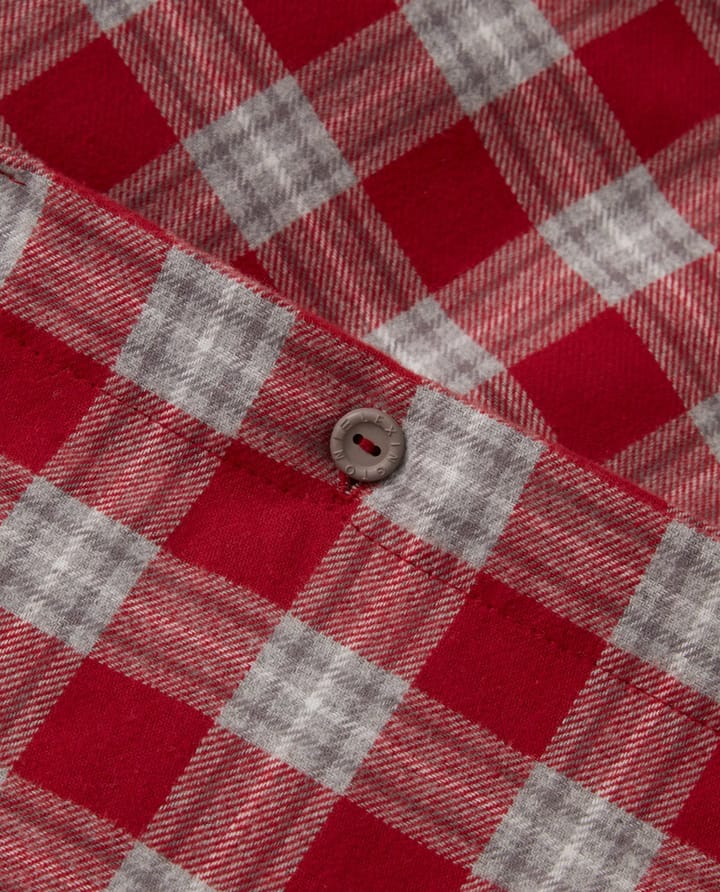 Set di lenzuola Red Checked Cotton Flannel - 50x60 cm, 150x210 cm - Lexington