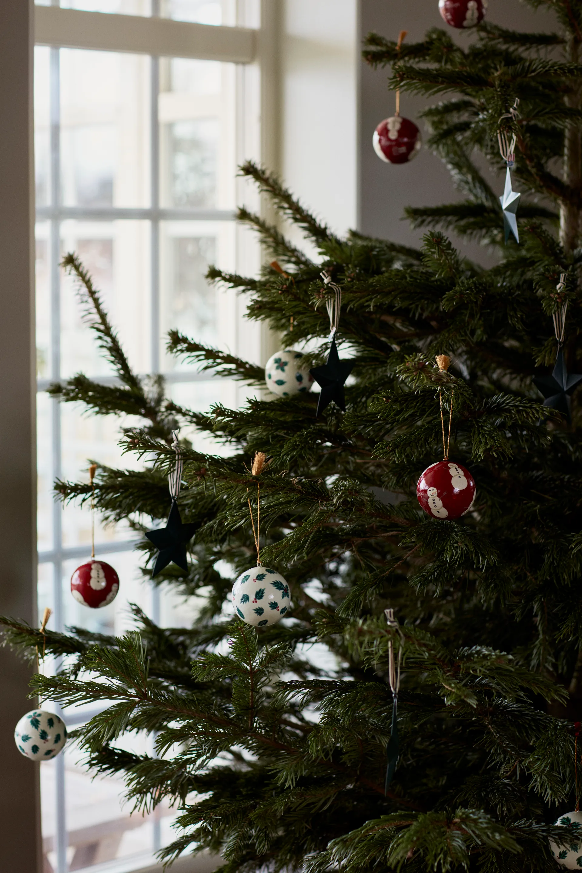 Sfere per albero di Natale Lexington Papier Maché in confezione da due,  Lexington