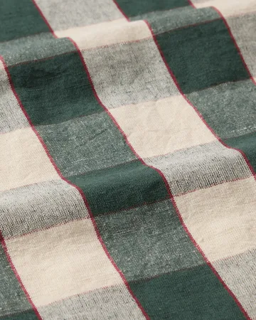 Strofinaccio da cucina a quadretti lino/cotone 50x70 cm - Green-light beige-rosso - Lexington