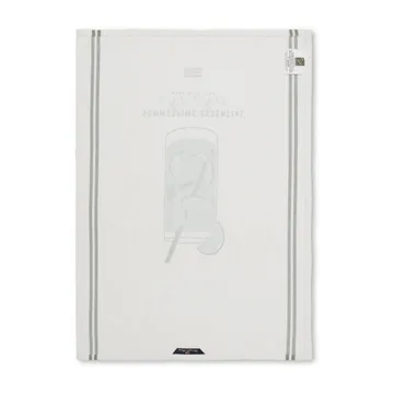 Strofinaccio da cucina Ice Tea Organic Cotton Twill 50x70 cm - Bianco - Lexington