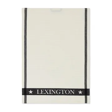 Strofinaccio da cucina Icons Cotton Waffle 50x70 cm - Bianco-grigio scuro - Lexington