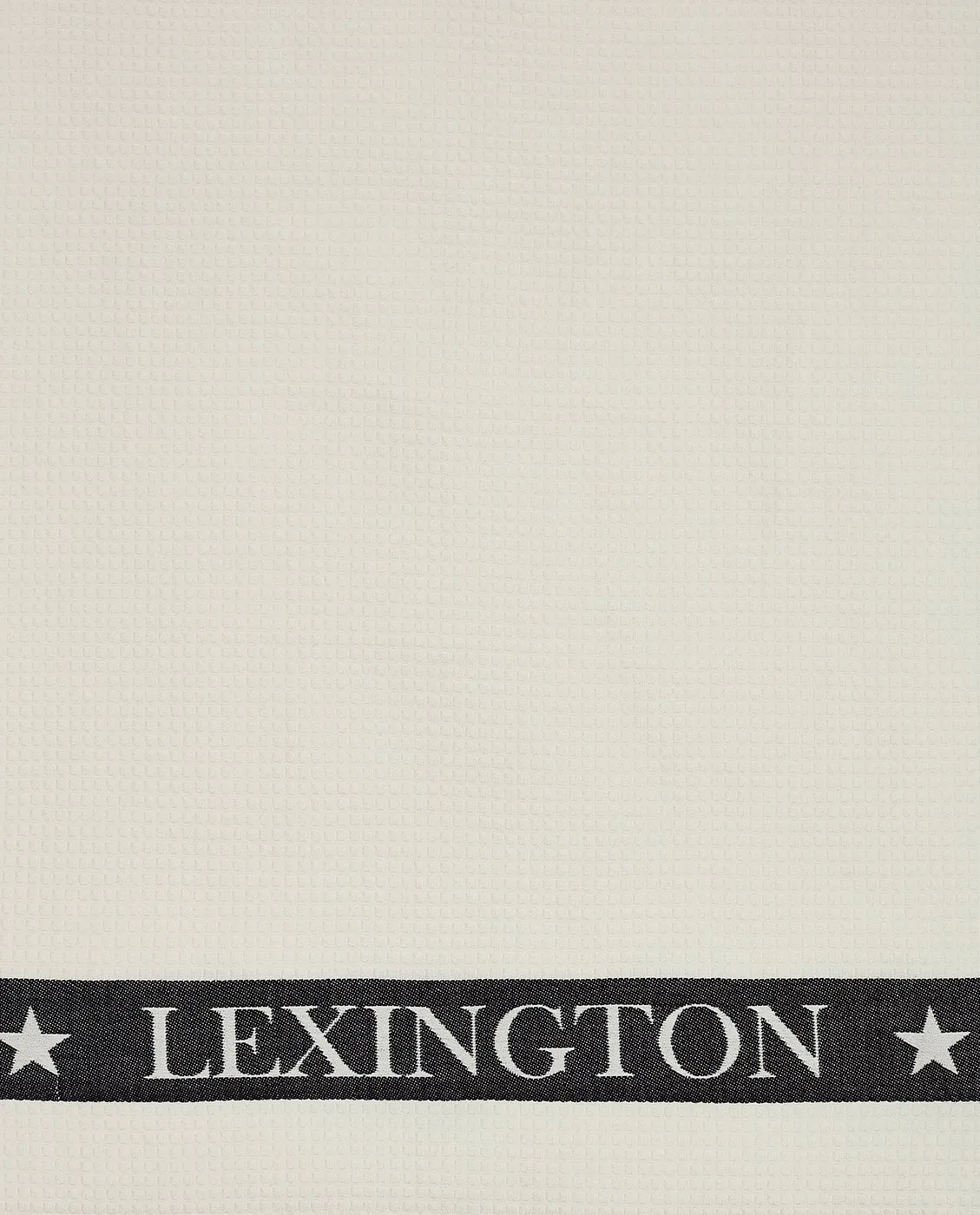 Strofinaccio da cucina Icons Cotton Waffle 50x70 cm, Bianco-grigio scuro Lexington