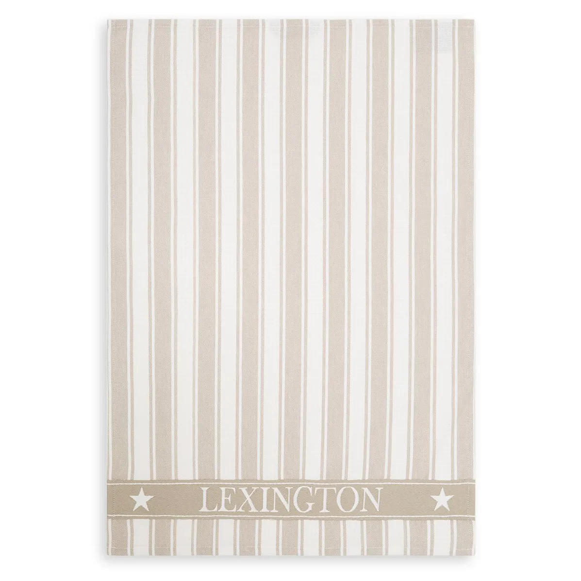 Strofinaccio da cucina Icons Waffle Striped 50x70 cm, beige-bianco Lexington