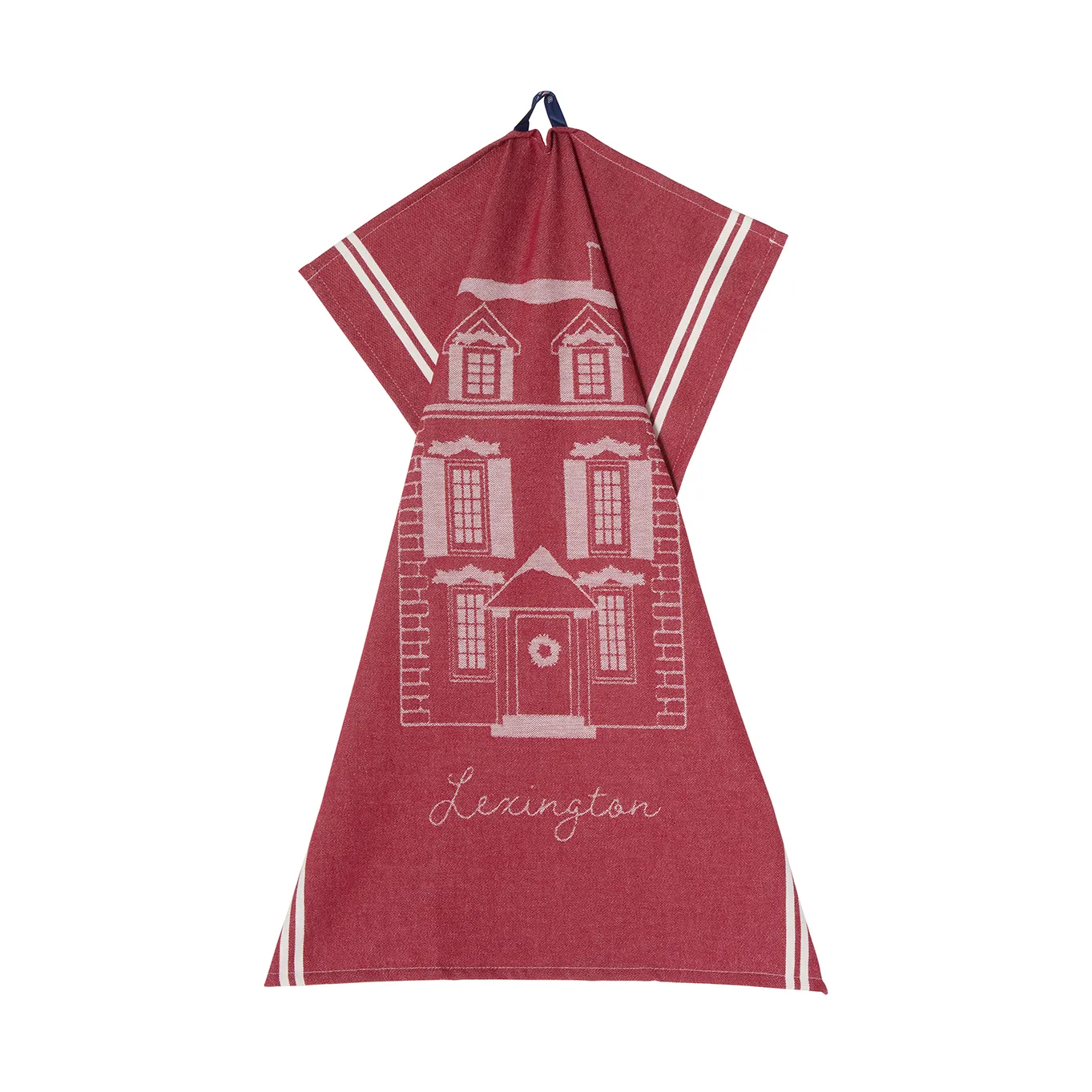 Strofinaccio da cucina in cotone biologico House 50x70 cm, Rosso-bianco Lexington