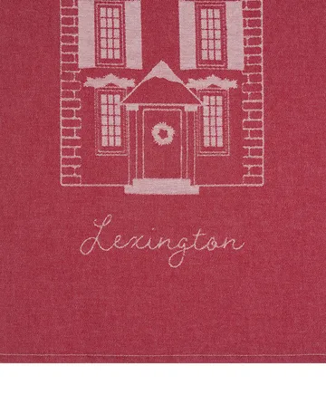 Strofinaccio da cucina in cotone biologico House 50x70 cm - Rosso-bianco - Lexington