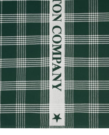 Strofinaccio da cucina in cotone biologico Lexington 50x70 cm - Verde-bianco - Lexington