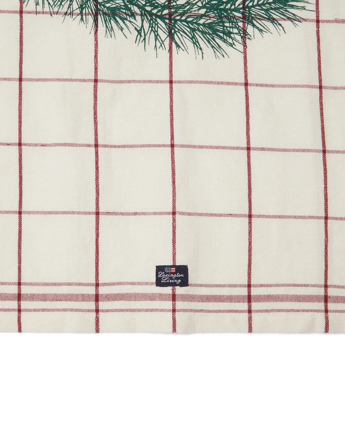Strofinaccio da cucina The merrier 50x70 cm, Bianco-rosso-verde Lexington