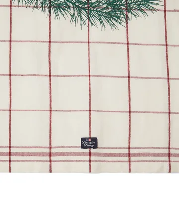 Strofinaccio da cucina The merrier 50x70 cm - Bianco-rosso-verde - Lexington