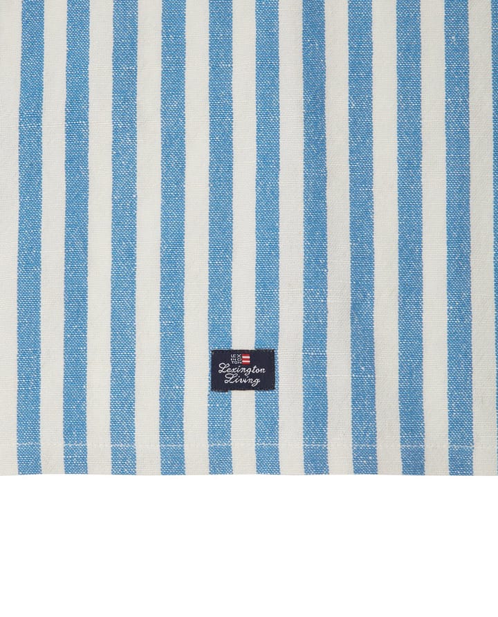 Strofinaccio in cotone e lino Striped 50x70 cm - Blu - Lexington