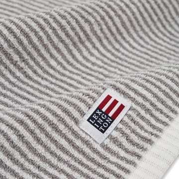 Telo da bagno Icons Original Striped 70x130 cm - bianco-grigio - Lexington