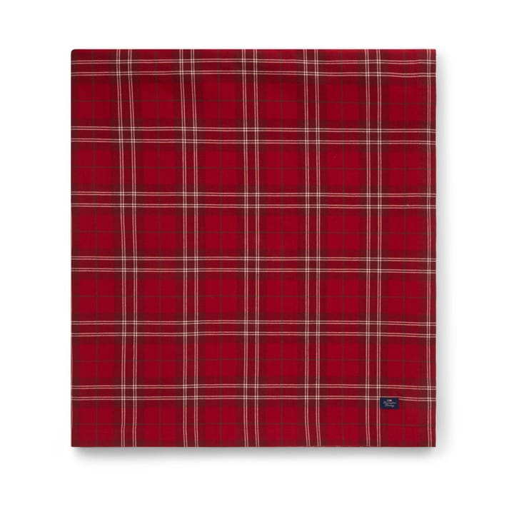 Tovaglia a scacchi in cotone organico Oxford, 150x250 cm, Rosso, beige, verde Lexington