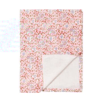 Tovaglia in cotone riciclato Printed Flowers 150x250 cm - Corallo - Lexington