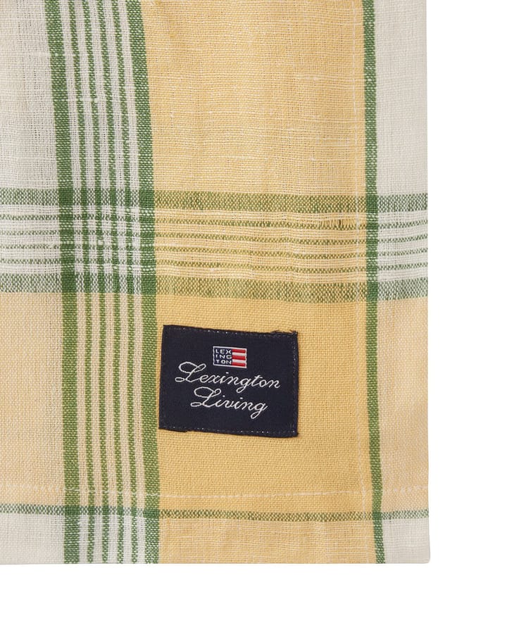 Tovaglia in Lino/Cotone Easter 150x250 cm, Giallo-verde Lexington