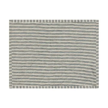 Tovaglietta americana trapuntata double face - Green-Light beige-red, 35x45 cm - Lexington