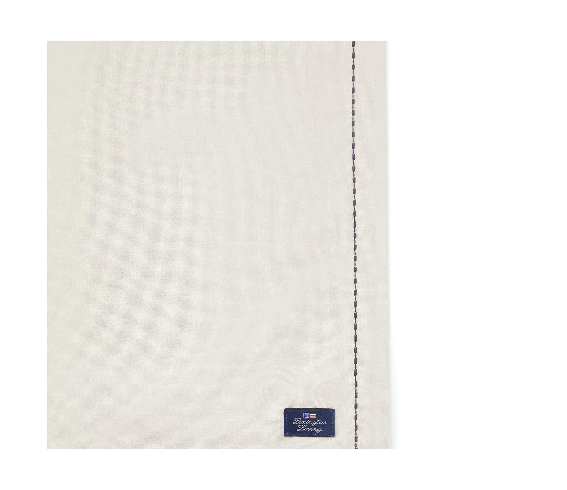 Tovaglietta Org Cotton Oxford Stitches 40x50 cm, Beige, grigio scuro Lexington