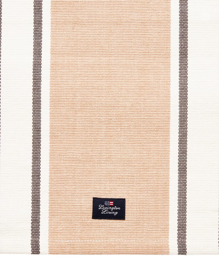 Tovaglietta Striped in cotone biologico 40x50 cm, Beige Lexington