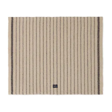 Tovaglietta Striped iuta e cotone 40x50 cm - Beige-grigio scuro - Lexington