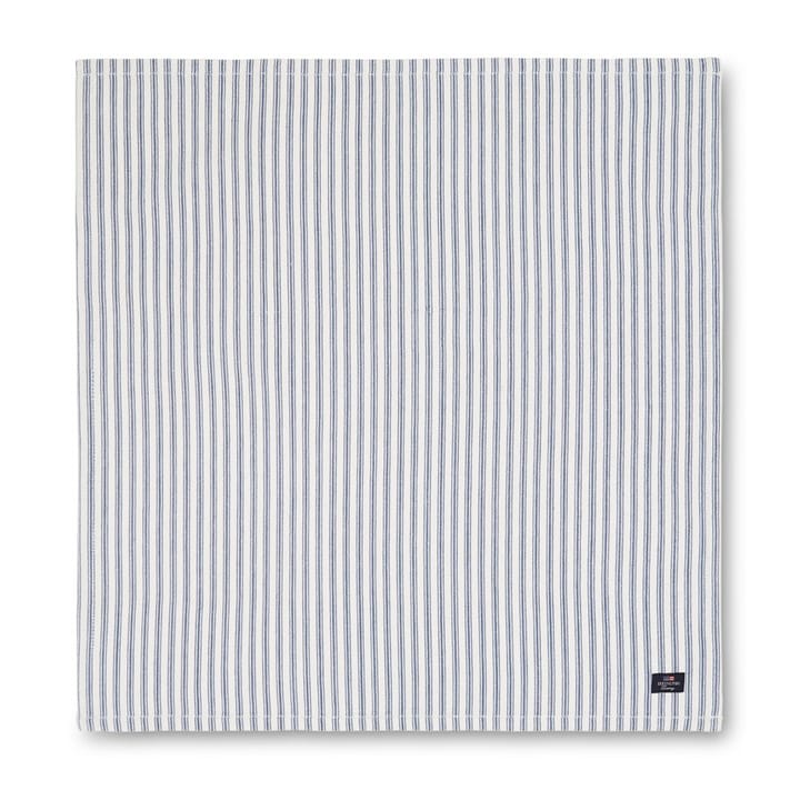 Tovagliolo Icons Herringbone Striped 50x50 cm - blu-bianco - Lexington