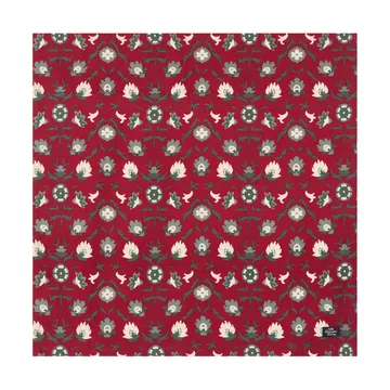 Tovagliolo in cotone biologico con stampa floreale - Rosso-beige-verde - Lexington