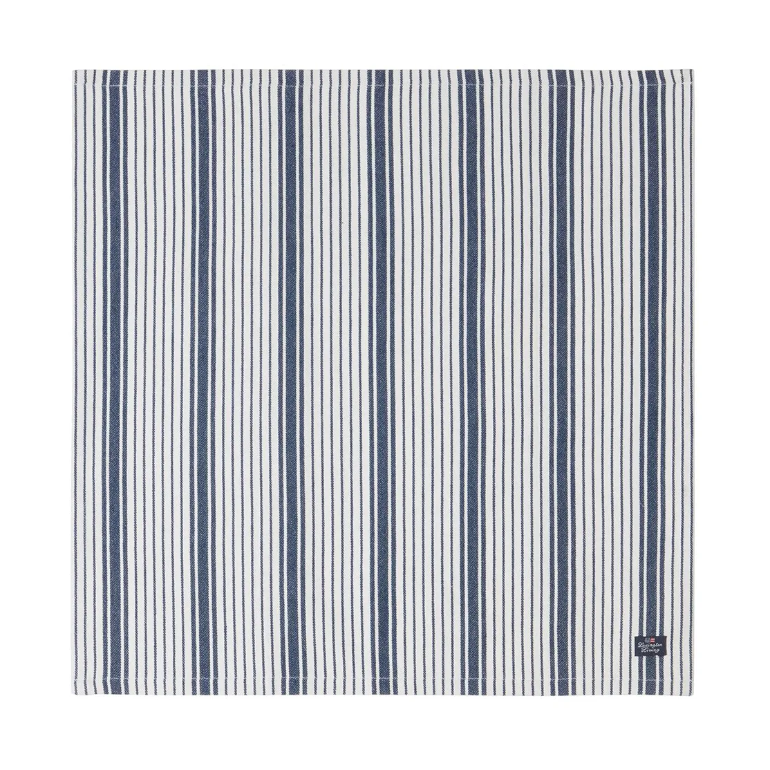 Tovagliolo in cotone biologico Striped 50x50 cm, Navy Lexington