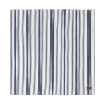 Tovagliolo in cotone biologico Striped 50x50 cm - Navy - Lexington