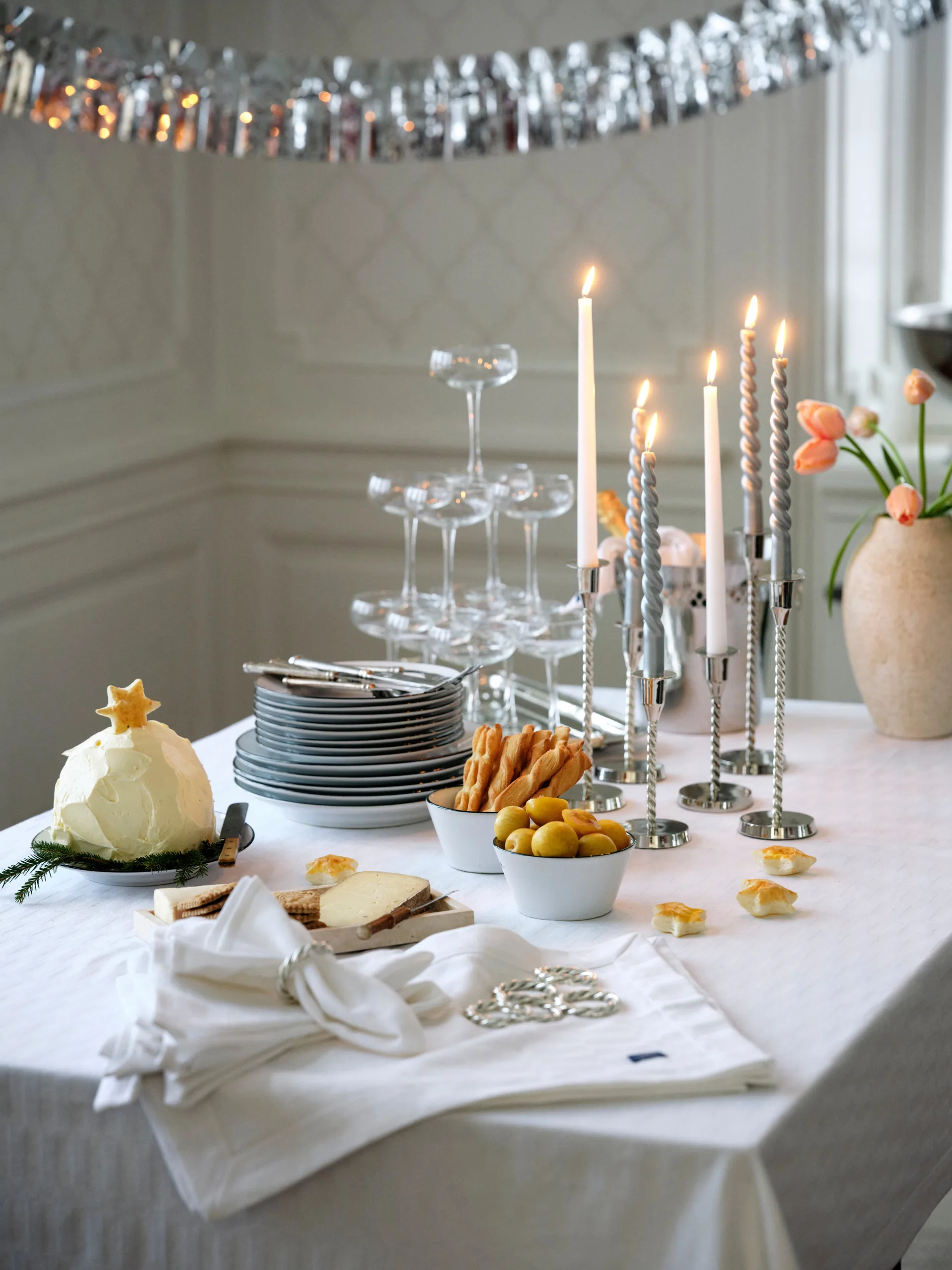 Tovagliolo in cotone jacquard bianco 50x50 cm, Bianco Lexington