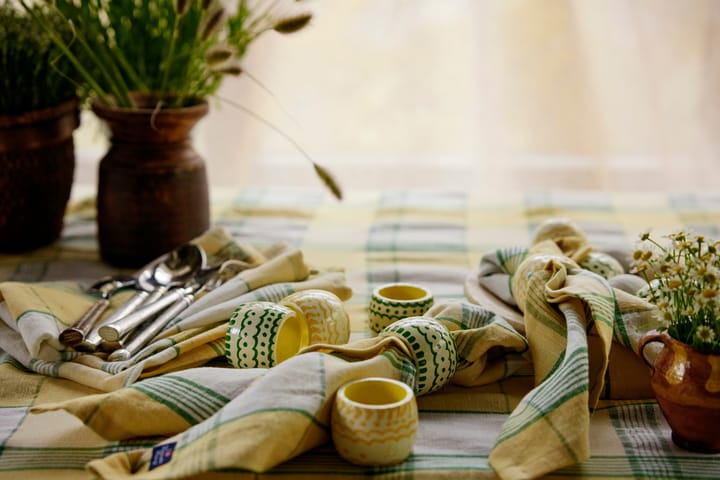 Tovagliolo in lino/cotone Easter 50x50 cm, Giallo-verde Lexington