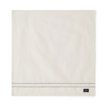 Tovagliolo in tessuto Cotton Linen Stitches 50x50 cm - Bianco sporco - Lexington
