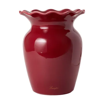 Wavy vaso - Rosso, 25 cm - Lexington