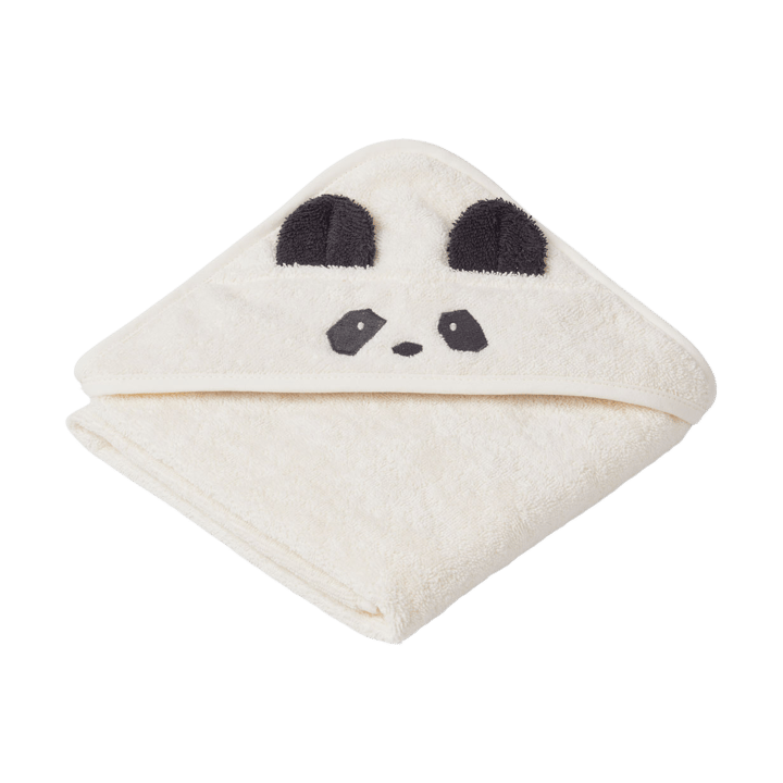 Accappatoio con cappuccio Albert 70x70 cm - Panda creme de la creme - Liewood