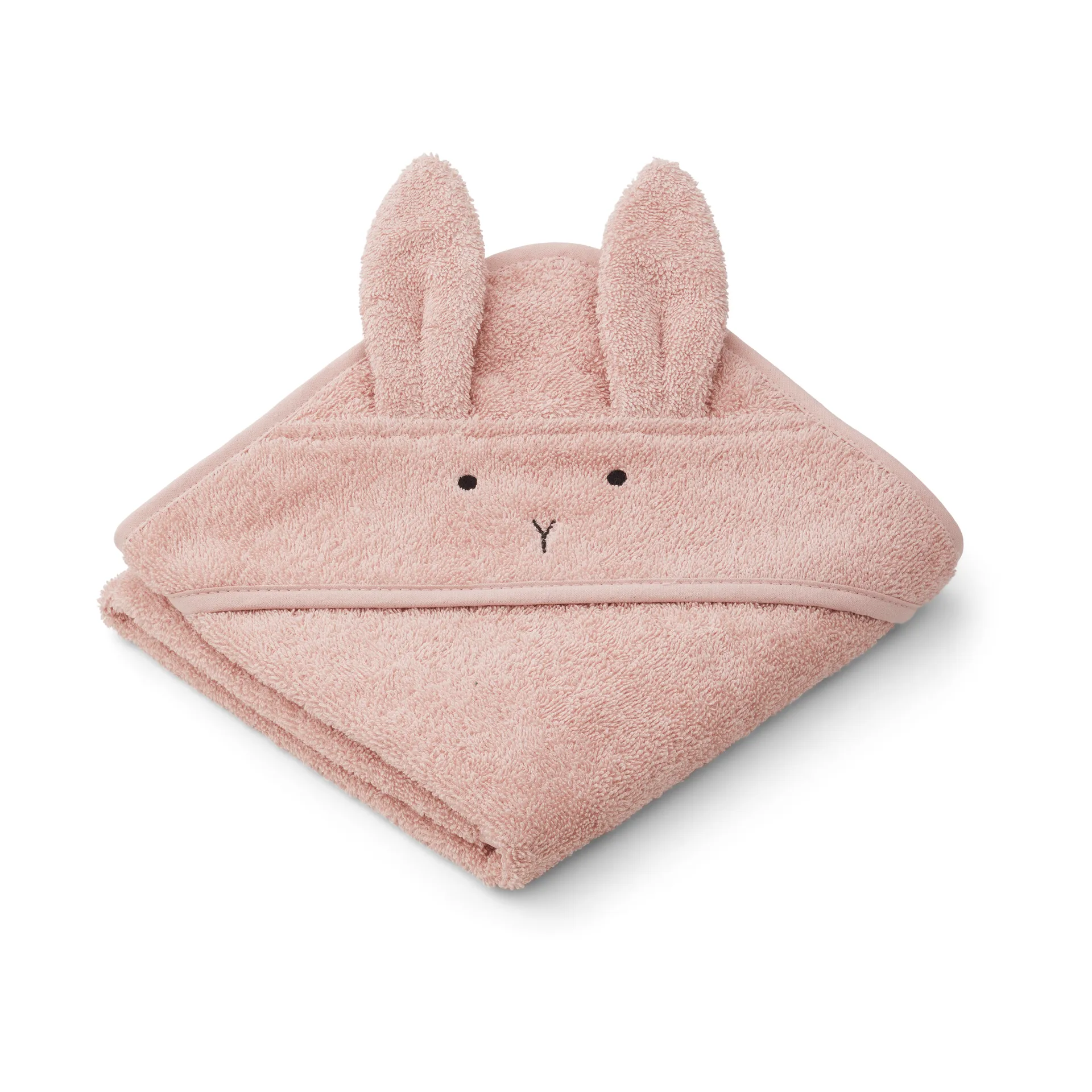 Accappatoio con cappuccio Albert 70x70 cm, Rabbit rose Liewood