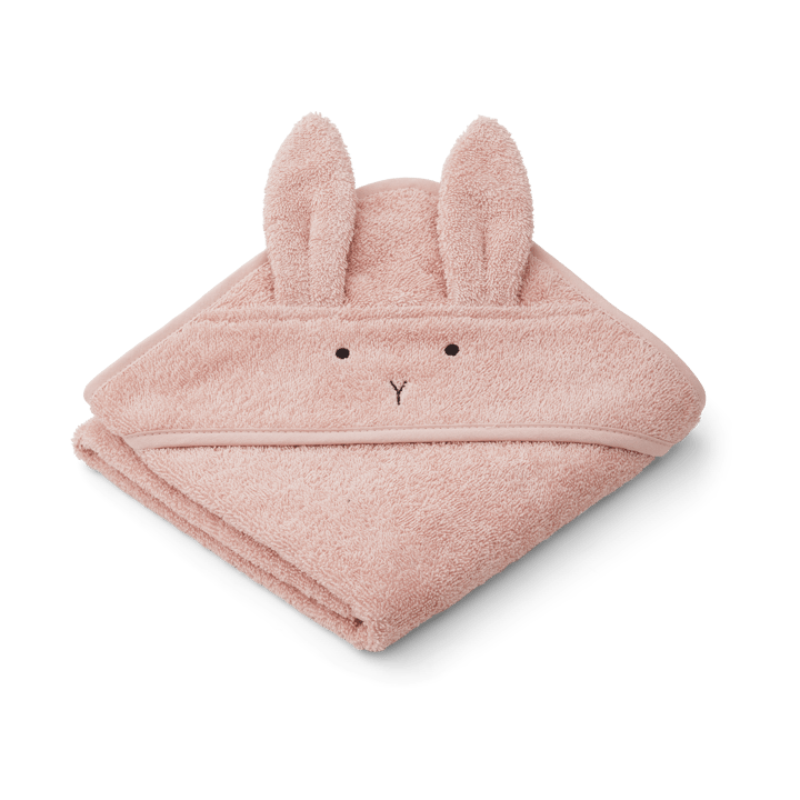 Accappatoio con cappuccio Albert 70x70 cm - Rabbit rose - Liewood