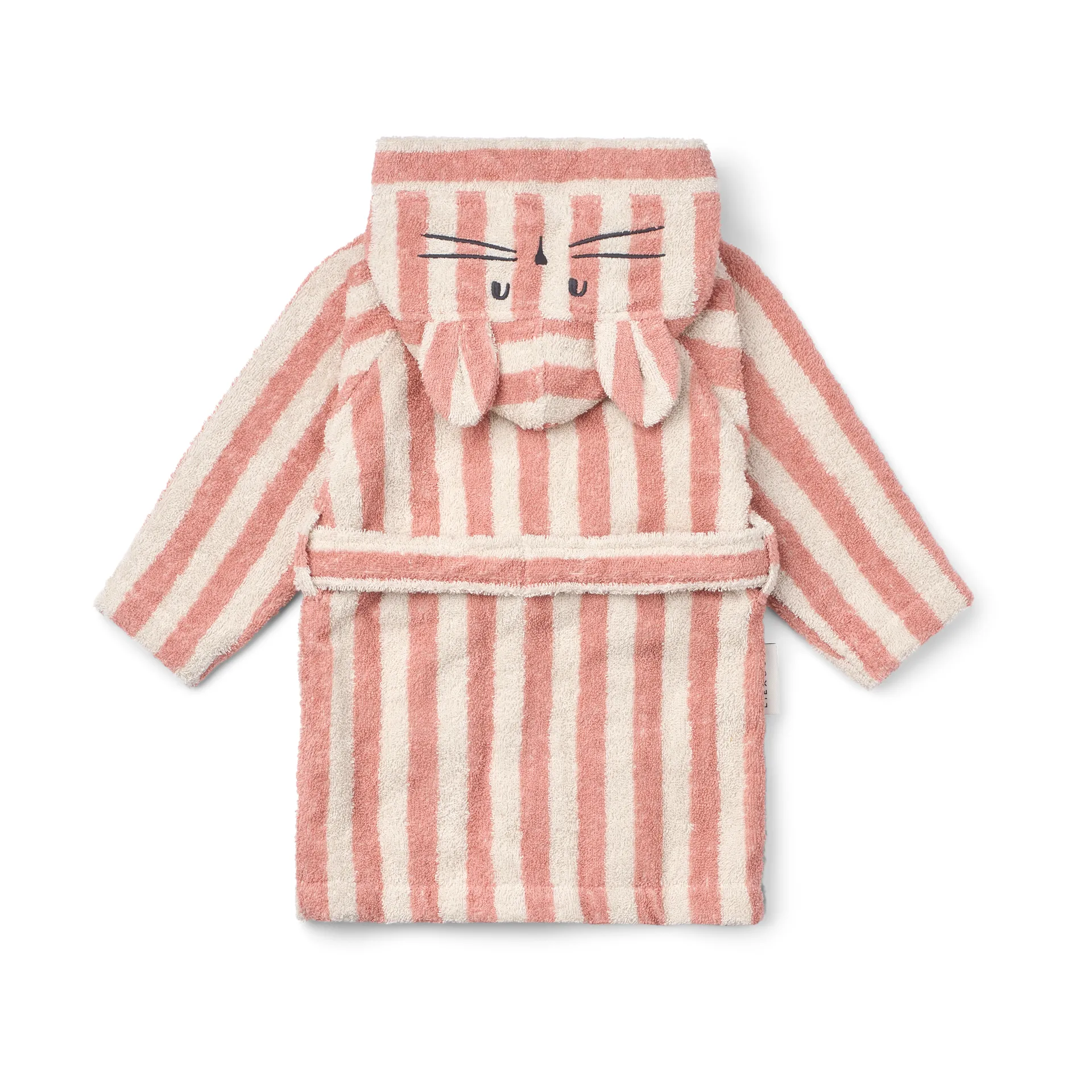 Accappatoio Lily coral blush creme de la creme stripe, 1-2 anni Liewood