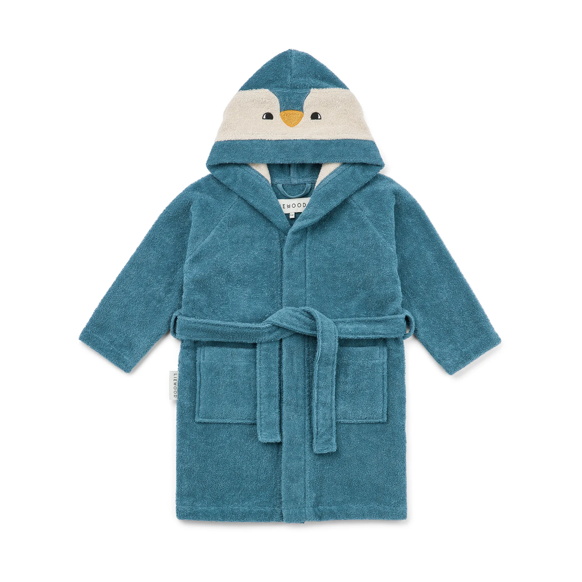 Accappatoio Lily, Penguin oceanview mix, 3-4 anni Liewood