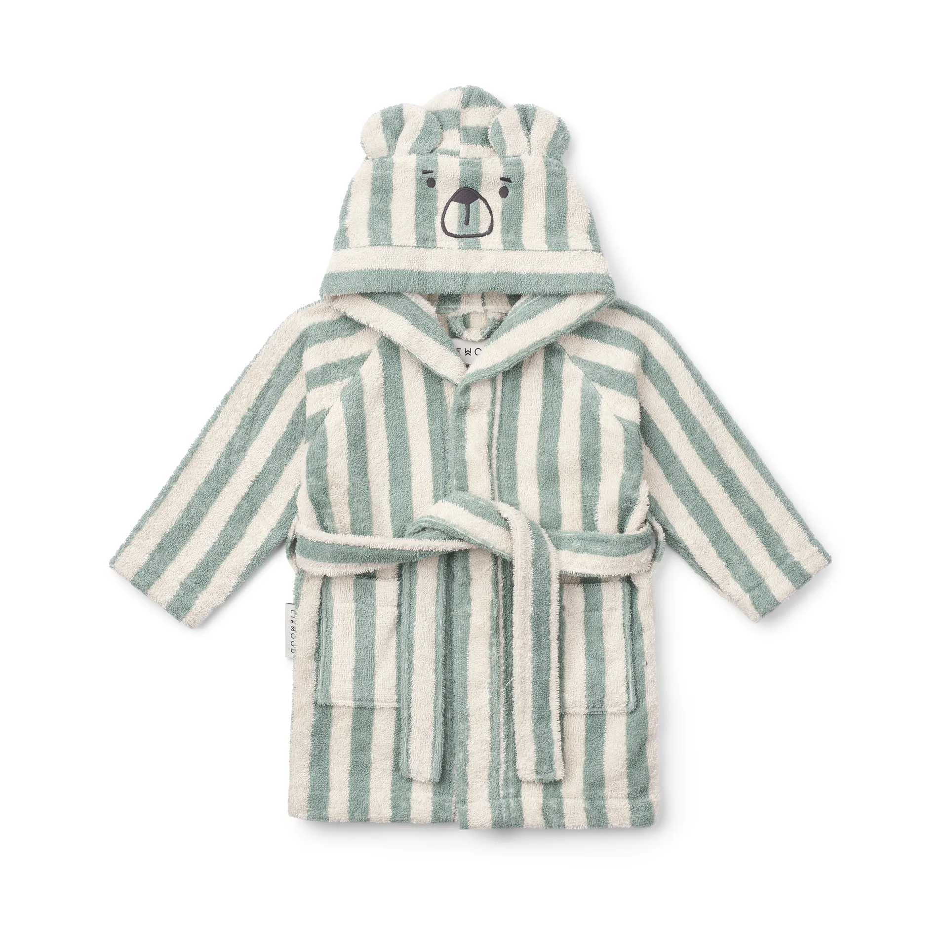 Accappatoio Lily peppermint creme de la creme stripe, 7-8 anni Liewood