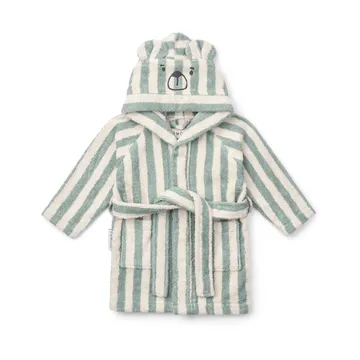 Accappatoio Lily peppermint creme de la creme stripe - 7-8 anni - Liewood