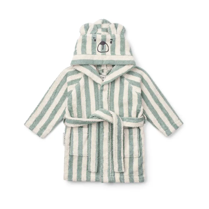 Accappatoio Lily peppermint creme de la creme stripe - 7-8 anni - Liewood