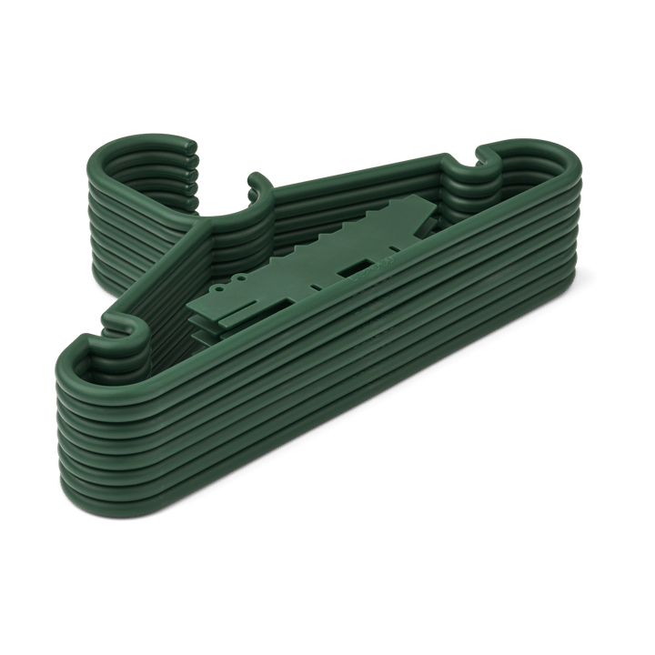 Appendiabiti Falton coccodrillo 8 pezzi - Garden green - Liewood