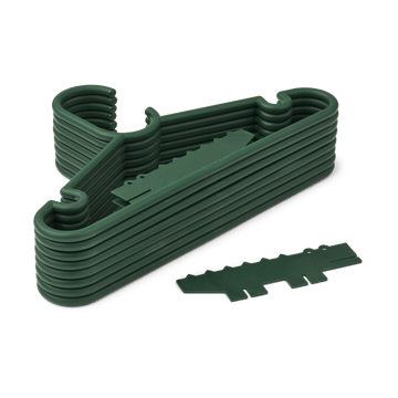 Appendiabiti Falton coccodrillo 8 pezzi - Garden green - Liewood