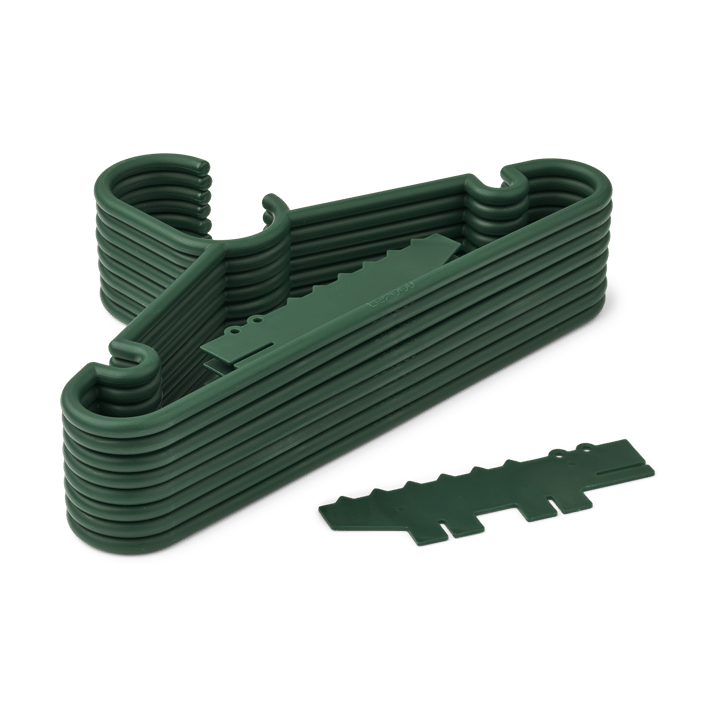 Appendiabiti Falton coccodrillo 8 pezzi, Garden green Liewood
