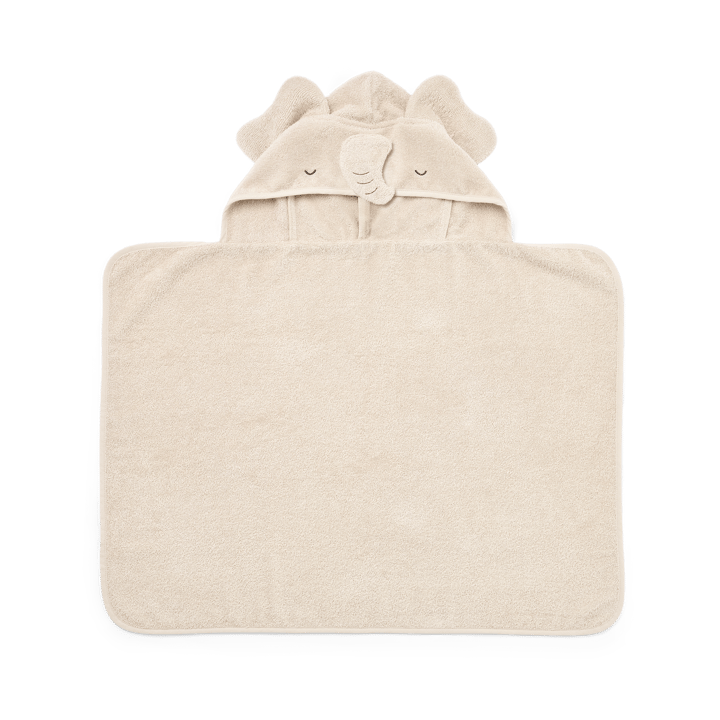 Asciugamano con cappuccio per neonati Vilas Elephant  - Sandy - Liewood
