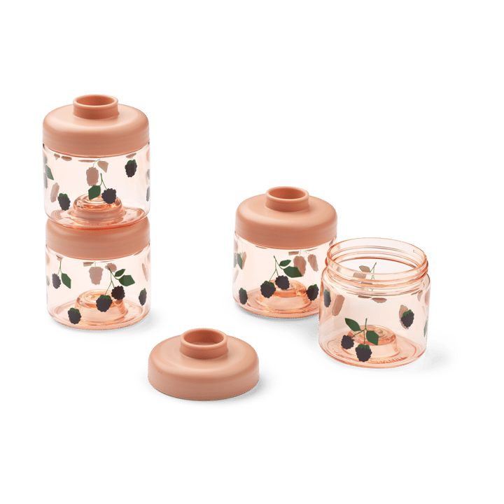 Barattoli per alimenti per bambini Dominique 100 ml confezione da 4 - Berry-Pale Toscana - Liewood